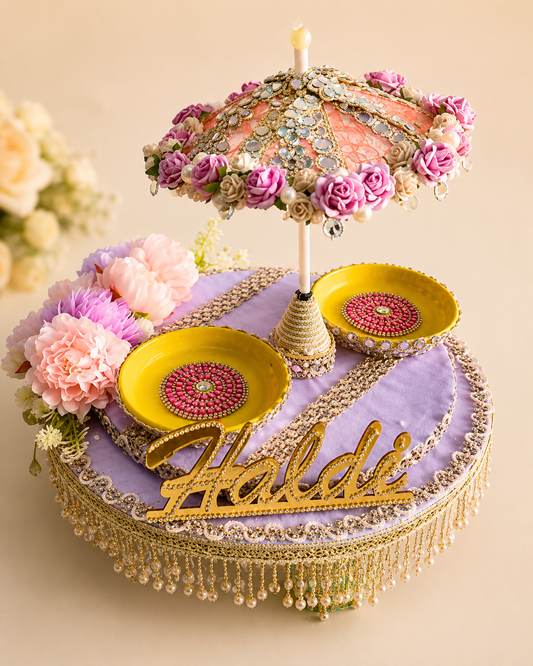 Lavender Luxe Haldi Platter