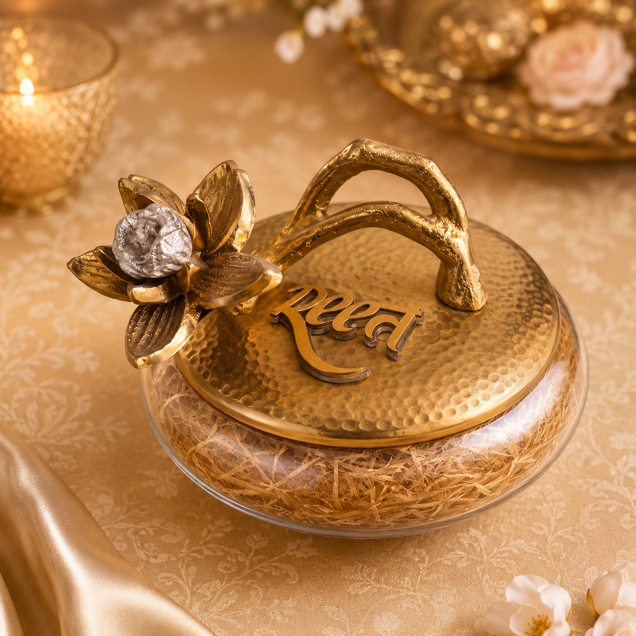 Royal Lotus Laddoo Bowl