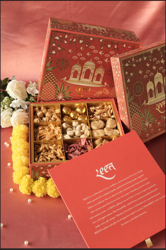 Regal Red Collection - 9 Section Bhaji Box