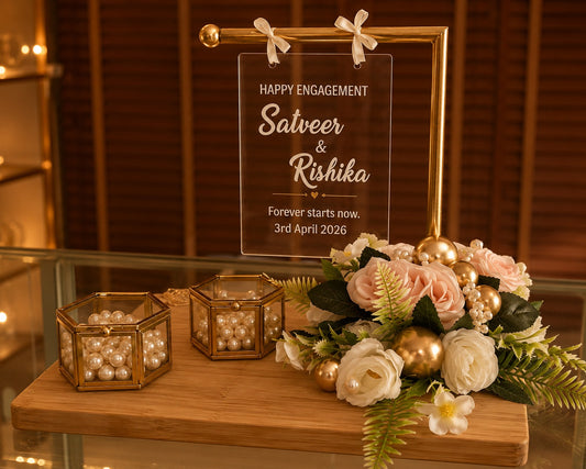 Modern Charm Engagement Tray