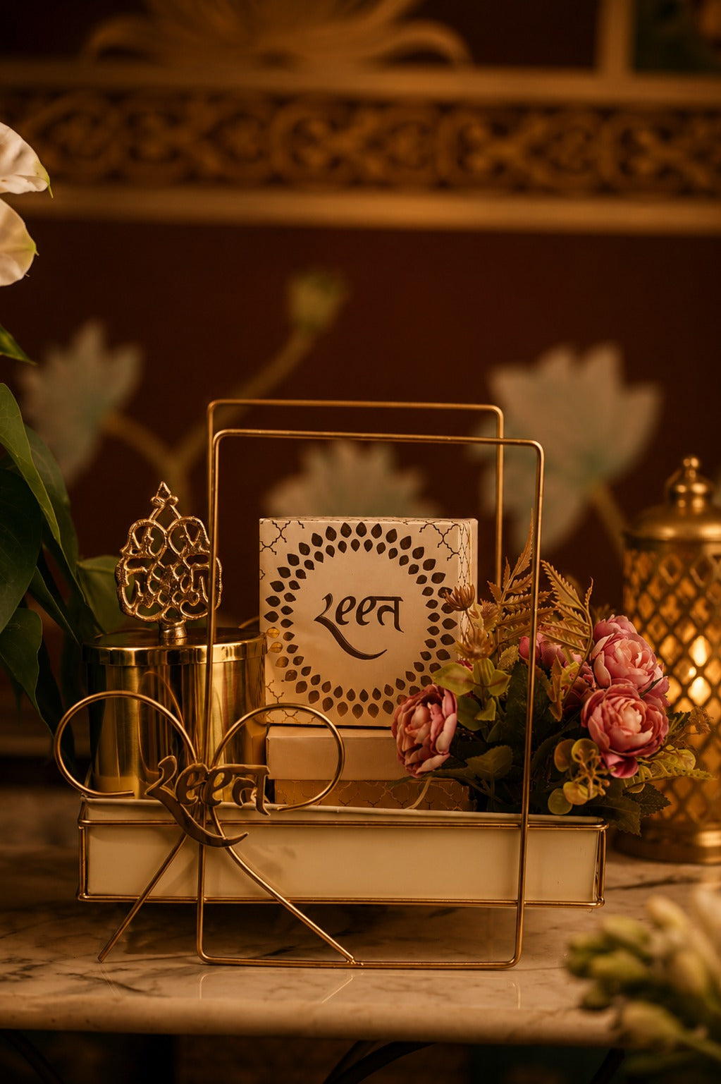 Cream And Gold Elegance Hamper