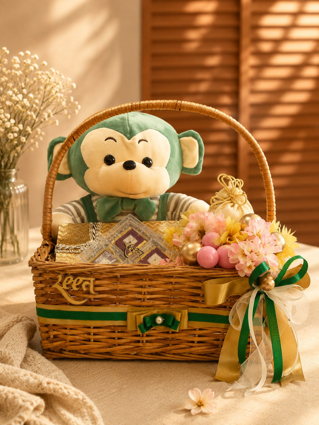 Wicker Glory Baby Hamper